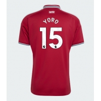 Camiseta Manchester United Leny Yoro #15 Primera Equipación Replica 2026-27 mangas cortas